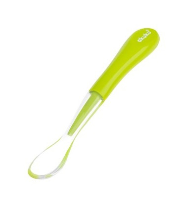 Akuku Łyżeczka silikonowa A0129, zielona