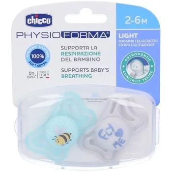 Chicco  Smoczki  uspokajające PhysioForma Light 2 - 6 m