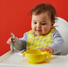 B.Box Silikonowa miseczka z przyssawką i łyżeczką Lemon