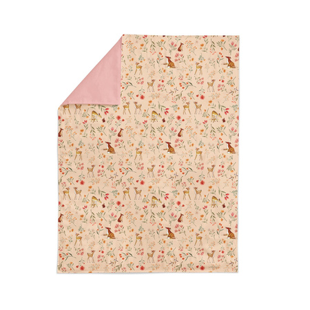 Albero Mio Kocyk bawełniany letni F001 Kwiecista polana