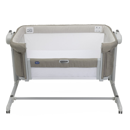 Chicco Next2Me Magic EVO łóżeczko dostawne, Desert Taupe + prześcieradła