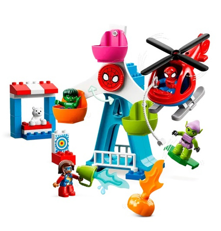 Spider-Man i przyjaciele w wesołym miasteczku Lego Duplo 10963