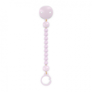 Suavinex Silikonowy Klips do smoczka Essence Lawendowy