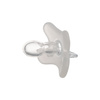 Canpol babies Smoczek 100% silikonowy 6-12 m symetryczny white 1 szt.