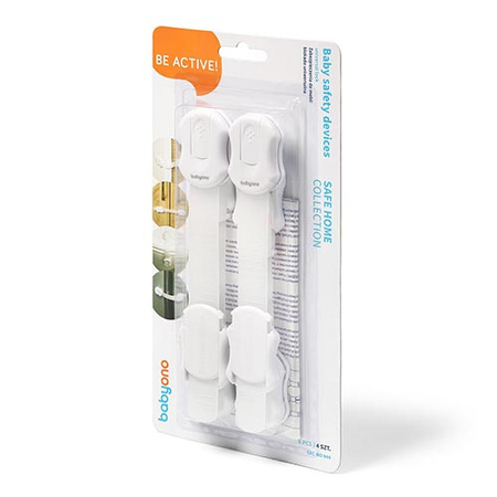 Babyono Zabezpieczenia do mebli. Blokada uniwersalna 4 szt.