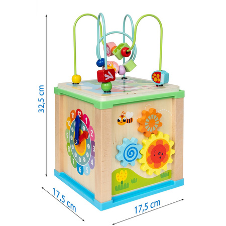 Smily Play Drewniana kostka aktywizująca 5W1