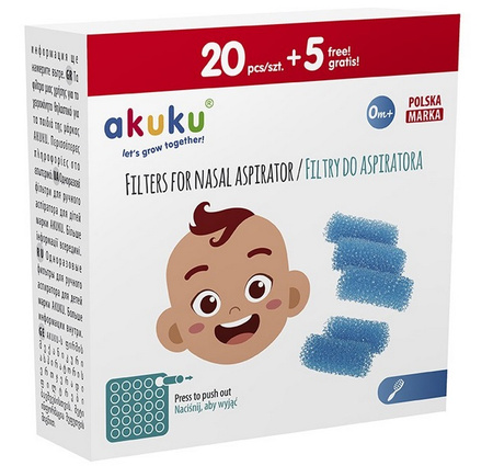 Filtry higieniczne jednorazowego użytku do aspiratora marki AKUKU