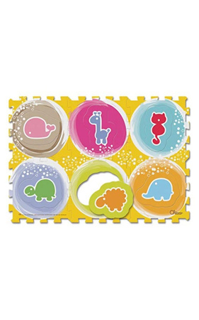 Chicco Miękka Mata Puzzle Zwierzęta