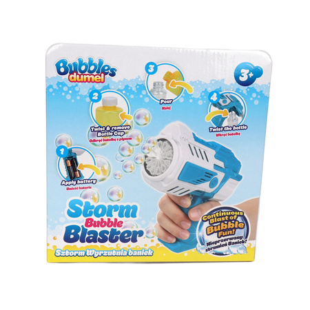 Dumel Bubbles Sztorm - wyrzutnia baniek niebieska