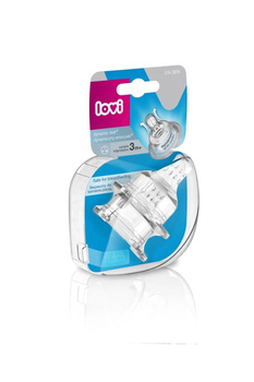 LOVI Smoczek dynamiczny do karmienia TRÓJPRZEPŁYW 2 szt