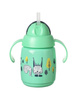 Tommee Tippee Kubek z obciążoną słomką Superstar 300ml,6m+ zielony