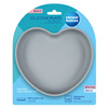 Canpol Babies Silikonowy talerz z przyssawką SERCE Niebieski
