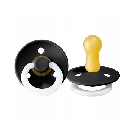 Bibs Smoczek Uspokajający BLACK NIGHT rozmiar S kauczuk Hevea