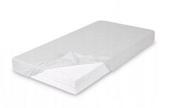 Prześcieradło BAMBOO z gumą roz. 60x120 szary BabyMatex