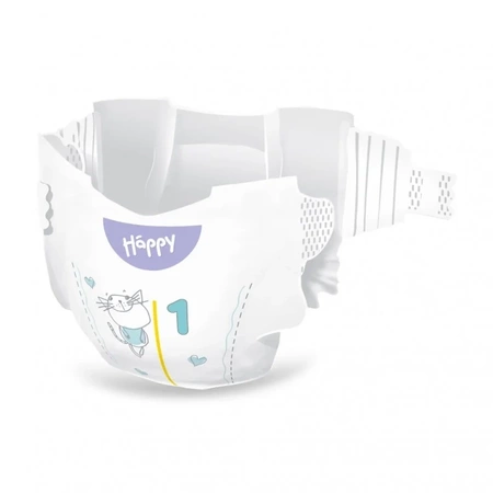 Bella Happy Pieluszki Happy Soft & Delicate w rozmiarze 1 (Newborn) 42 szt.