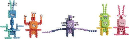 Marioinex Mini Waffle Crazy Monsters Astro Squad 148 el.