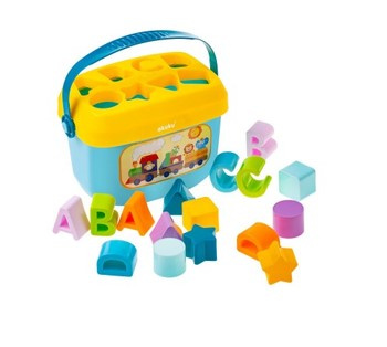 Akuku Edukacyjne wiaderko z klockami