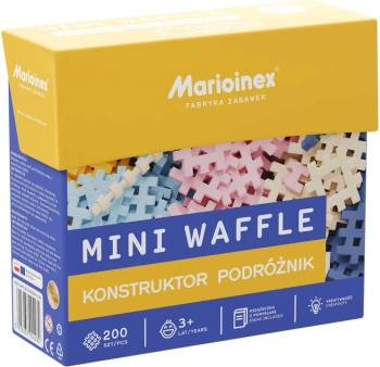 Marioinex Mini Waffle Zestaw Konstruktor Podróżnik 200 szt.
