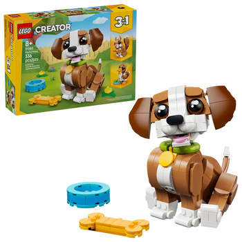Lego 31382 Creator 3w1 Urocze zwierzątka: psotny szczeniaczek