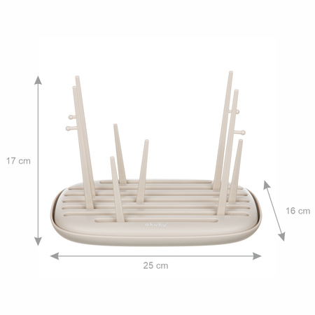 Akuku Składana suszarka na butelki i akcesoria