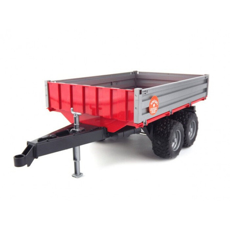 Bruder 02019 Przyczepa wywrotka srebrna