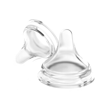 Szklana butelka Lansinoh mOmma 240 ml ze smoczkiem Natural Wave