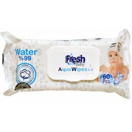 Chusteczki nawilżane Aqua Wipes Fresh Baby 60 szt.