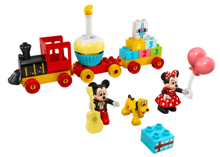 Lego Duplo 10941 Urodzinowy pociąg myszek Miki i Minnie