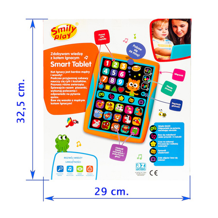 Smily Play Smart Tablet. Zdobywamy wiedze z kotem Ignacym