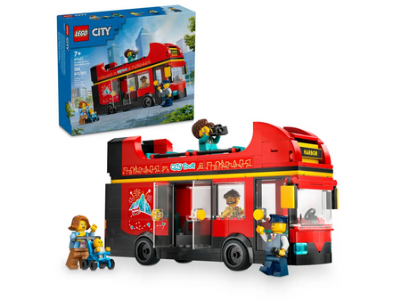 Lego 60407 City Czerwony, piętrowy autokar