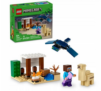 Lego 21251 Minecraft Pustynna wyprawa Steve’a