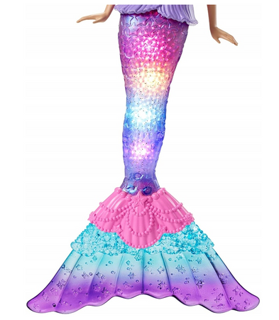 Mattel Barbie Malibu Syrenka Migoczące światełka HDJ36
