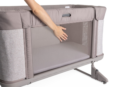 Chicco Next2Me FOREVER łóżeczko dostawne 3w1 Almond+prześcieradła