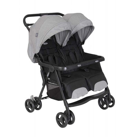 Graco Wózek bliźniaczy Duorider Steeple Gray