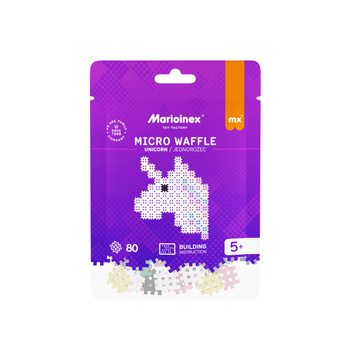 Marioinex Klocki Micro Waffle Jednorożec