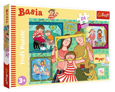 Trefl Puzzle Basia i jej dzień, 24 maxi