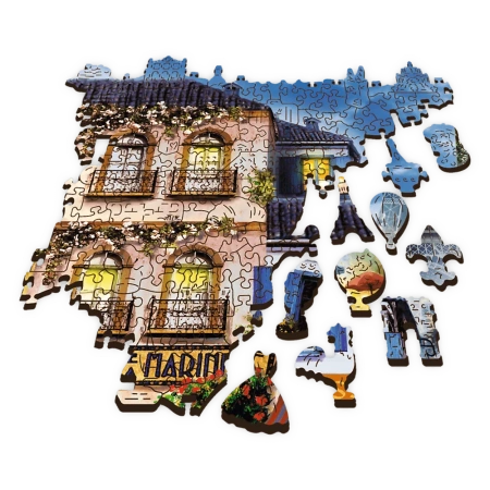 Trefl Puzzle drewniane 1000 el. Francuska uliczka
