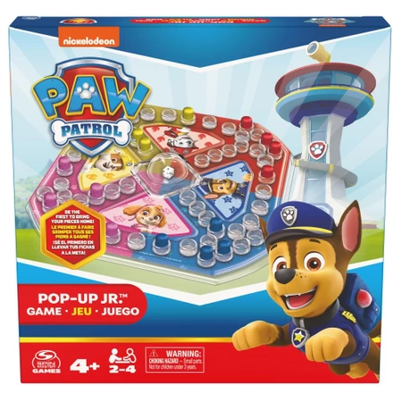Spin Master Psi Patrol Gra planszowa Chińczyk Pop Up