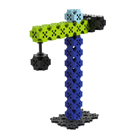 Zestaw klocków Connect 3w1: Ciężarówka / Plac budowy