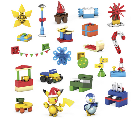 Mattel Mega Pokemon klocki kalendarz adwentowy