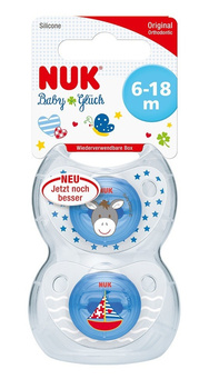 Smoczek silikonowy Baby Gluck 6-18M Nuk