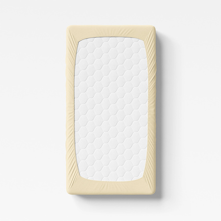 Eevi Prześcieradło bawełniane 60 x 120 Żółty