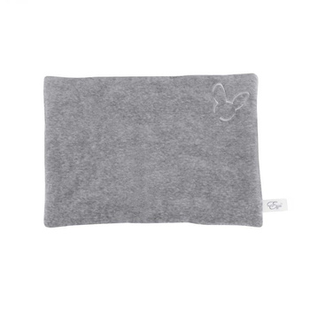 Przytulna poduszka Effiki z szarym haftem