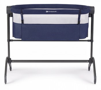 Kinderkraft Łóżeczko dostawne BEA 2w1 , niebieskie