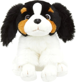 Smily Play Maskotka Piesek siedzący czarno-biały 28 cm