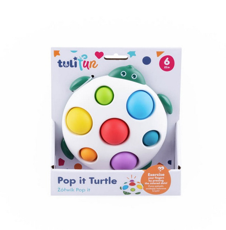 Tuli Fun Żółwik Pop It