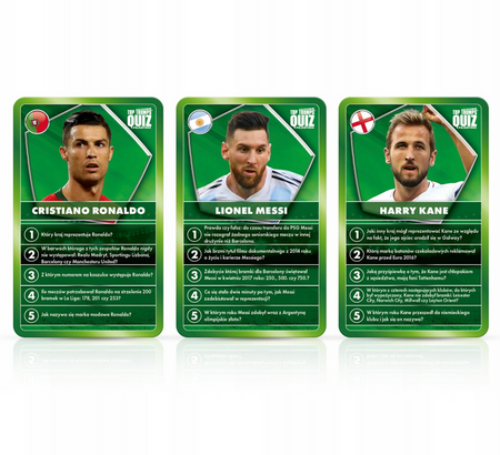 Winning Moves Gra Top Trumps Quiz World Football Stars