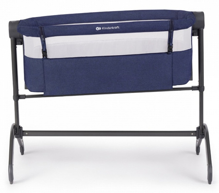 Kinderkraft Łóżeczko dostawne BEA 2w1 , niebieskie