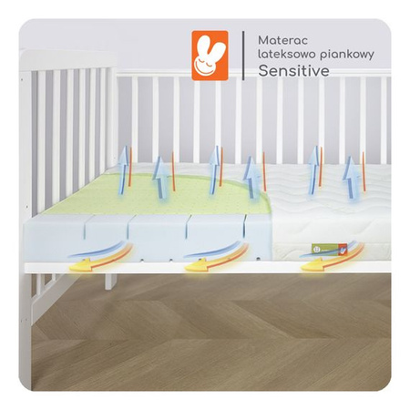 Fiki Miki Materac Lateksowo-piankowy Sensitive 120 x 60 cm