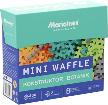 Marioinex Mini Waffle Zestaw Konstruktor Botanik 200 szt.